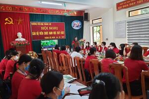 Hội nghị cán bộ viên chức trường Tiểu học Thắng Lợi Năm học 2021 – 2022